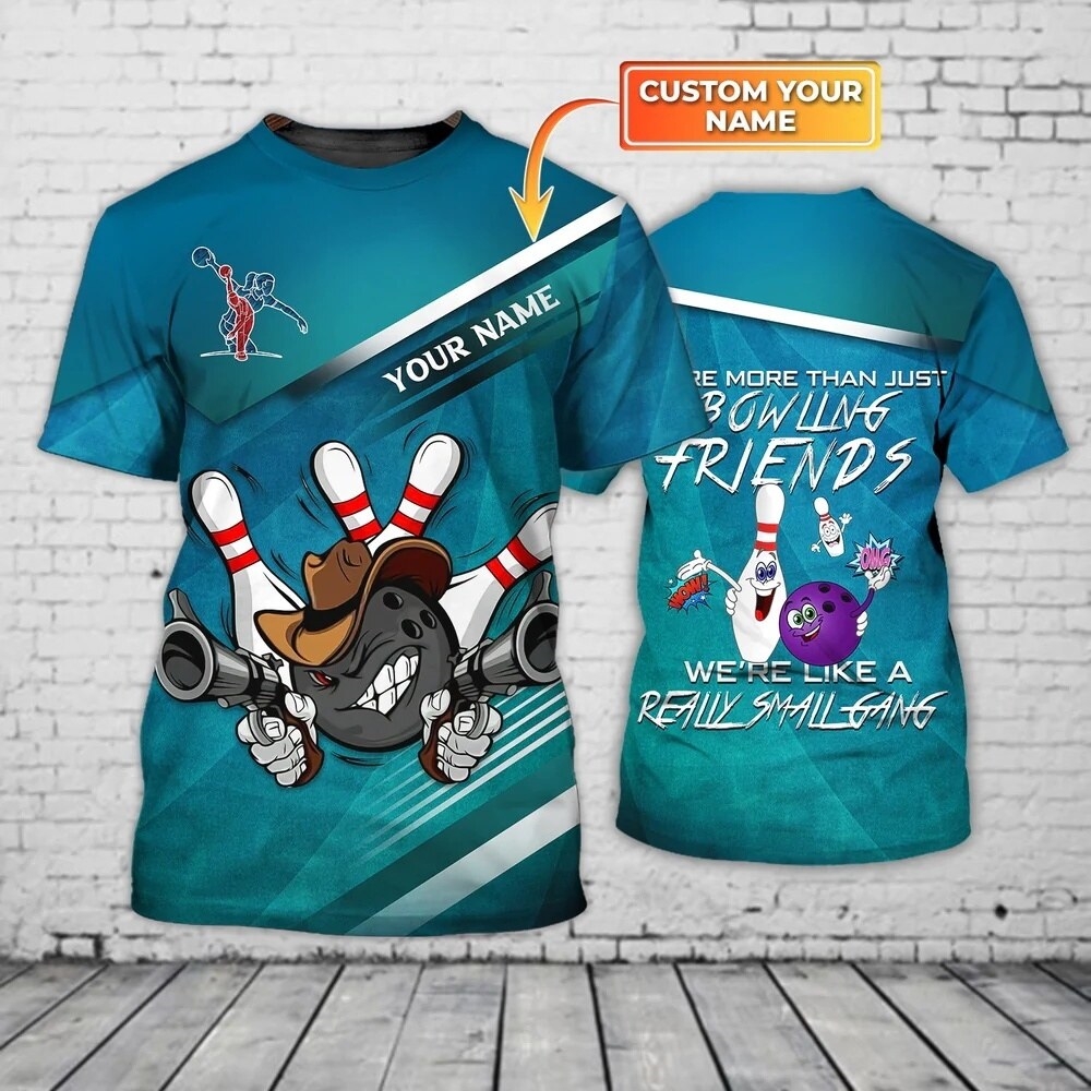Summer Clothing Names - Bowling Personalized Men's T-Shirt 3D Printed