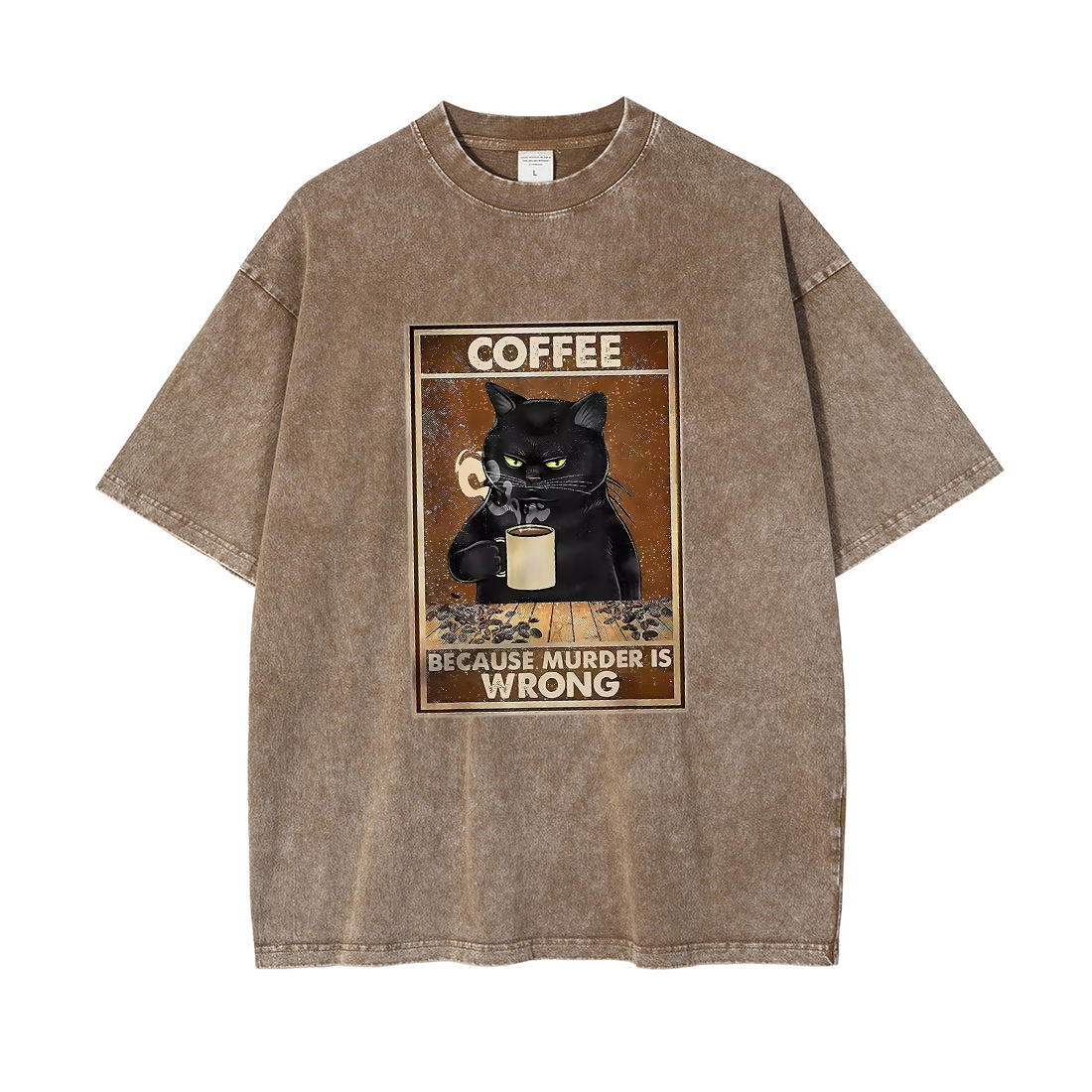 Summer Clothing Drop - Men Oversized T Shirts Because Murder