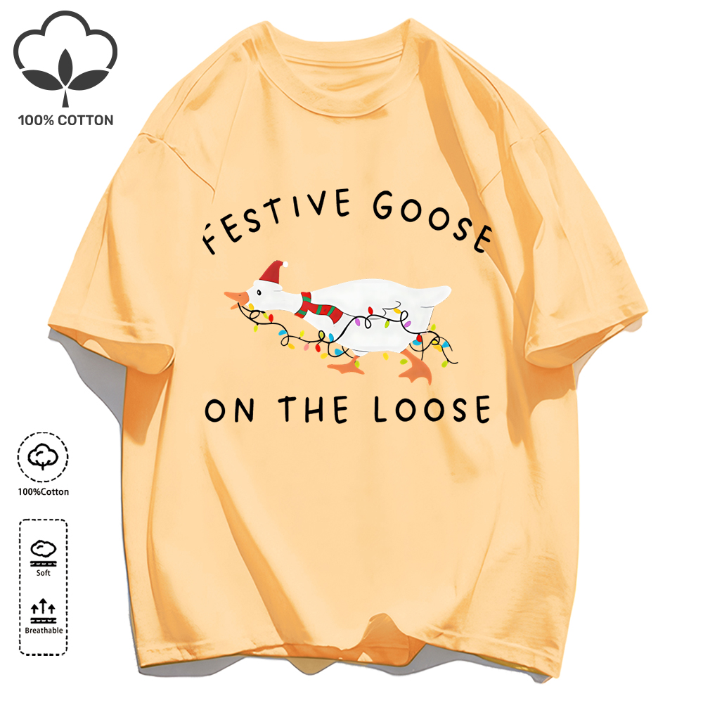 Japan Summer Festival Clothing - Festive Goose On The Loose Design