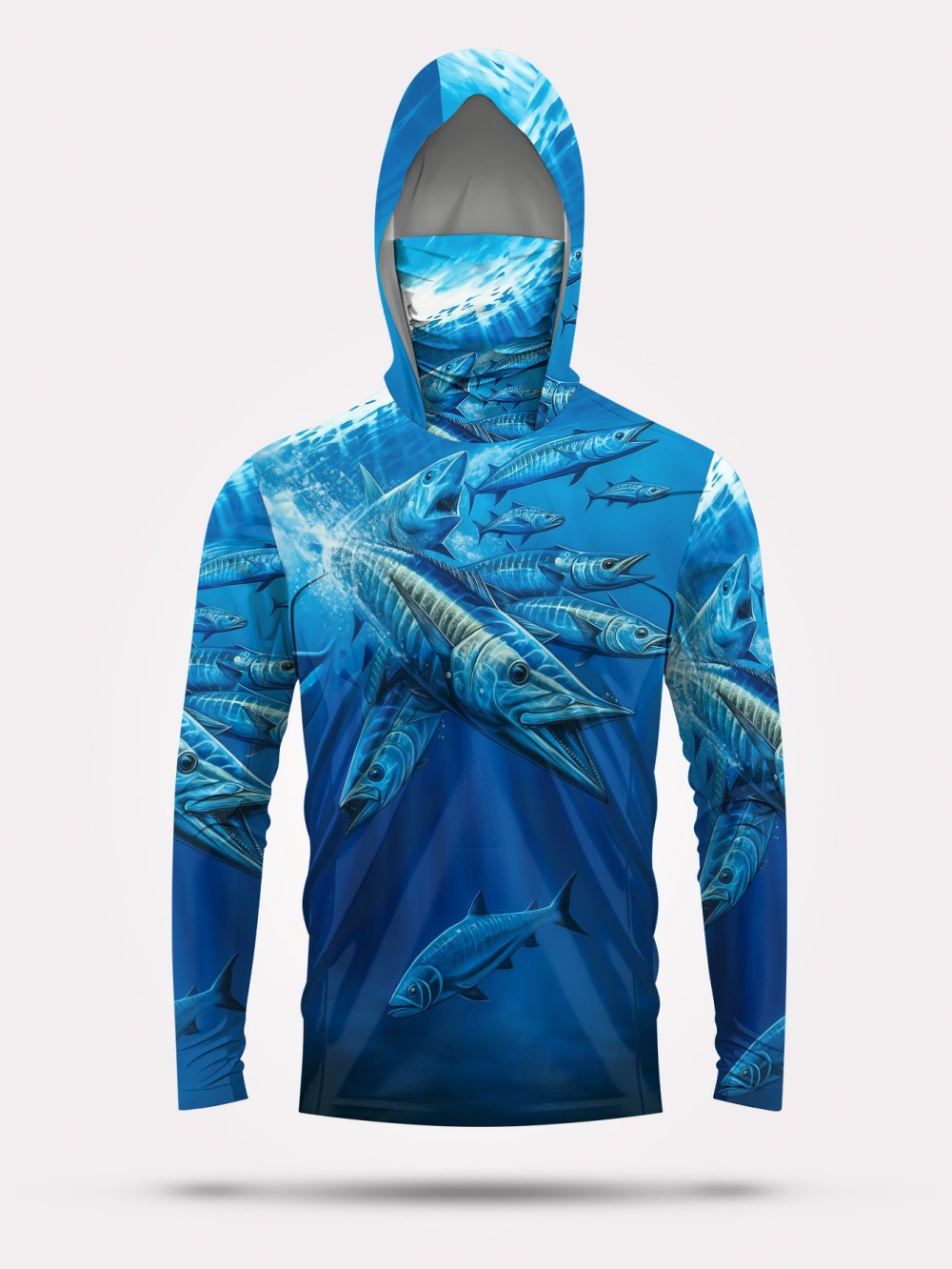 Summer Clothing For Young Men - Men's summer fashion fish school print