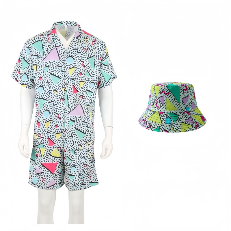 Xl Summer Clothing - Summer Suit Short Sleeve Button Down