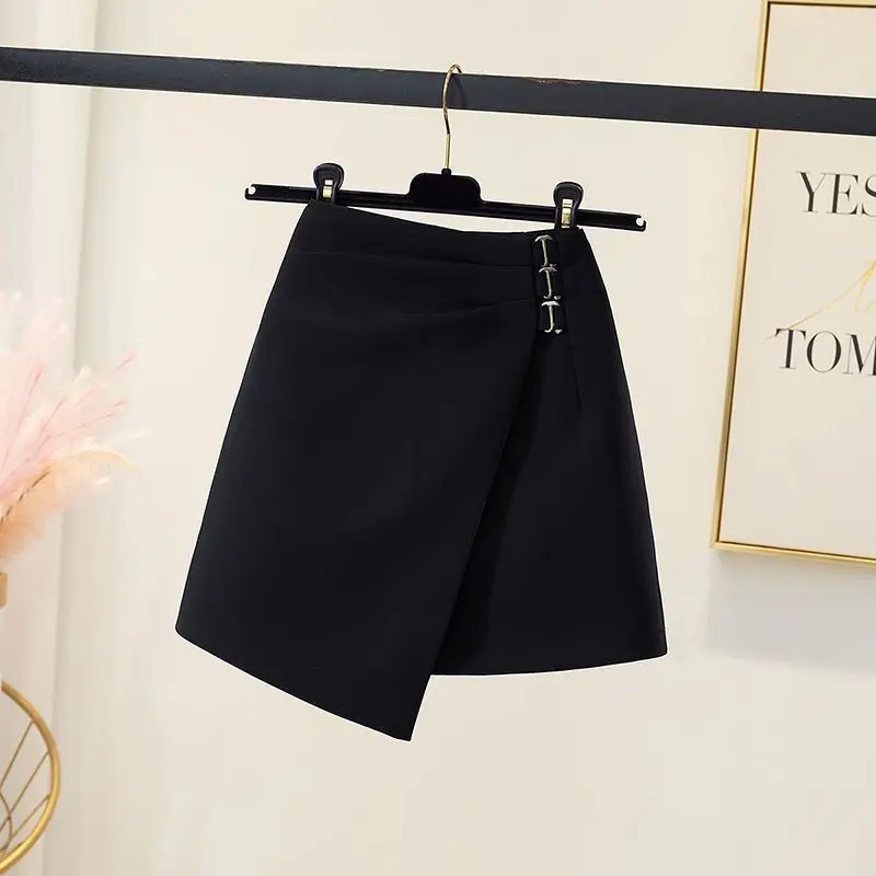 Summer Clothing Wraps - Wrap Tight Short Zipper Female Skirts