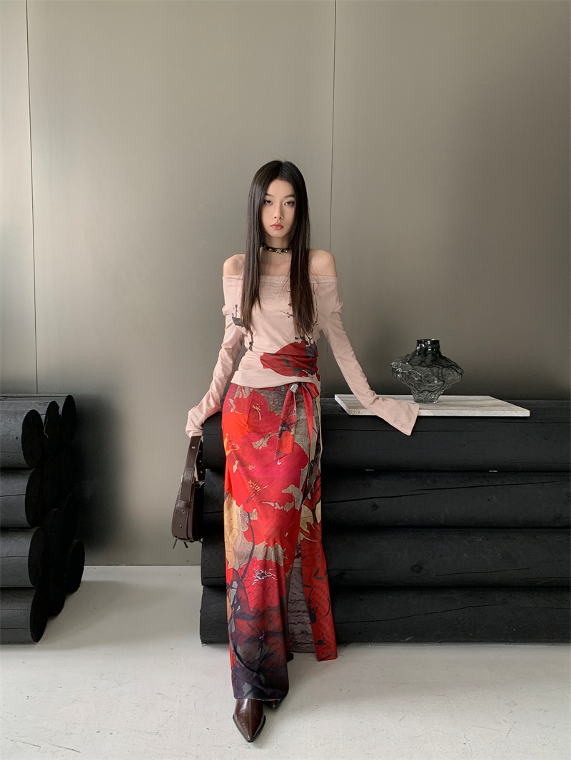 CHEERART Vintage Red Mesh Long - مراجعة Summer Clothing Wraps وسعره