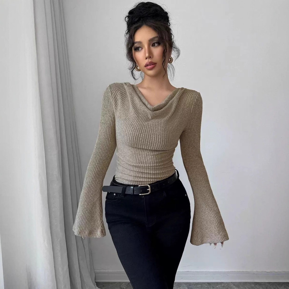 Women's Blouse Longsleeve Soli - مراجعة Off Shoulder Blouse وسعره