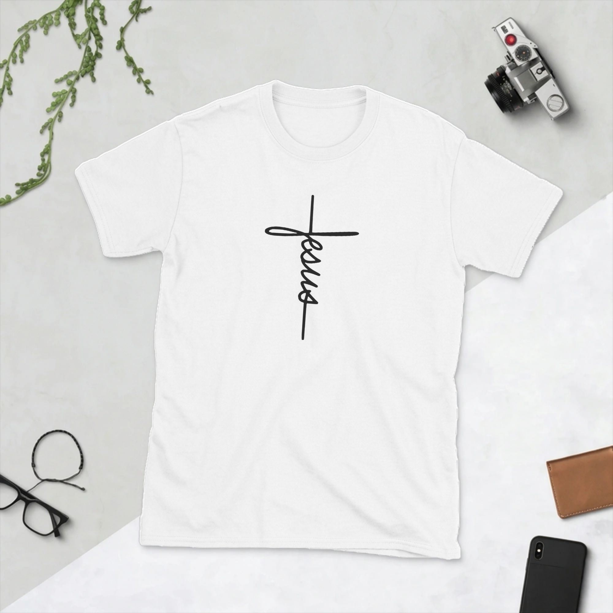 Men T-Shirts Jesus Name as a C - مراجعة Summer Clothing Names وسعره