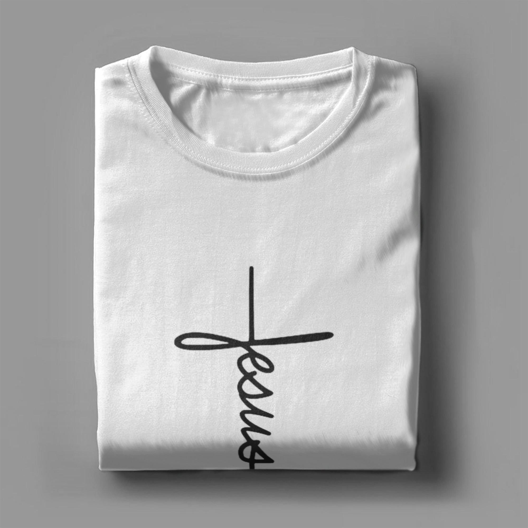 Men T-Shirts Jesus Name as a C - مراجعة Summer Clothing Names وسعره