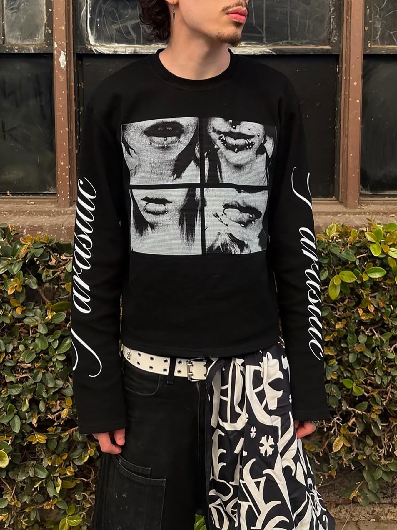 Dark style street punk unisex  - مراجعة Summer Clothing For Young Men وسعره