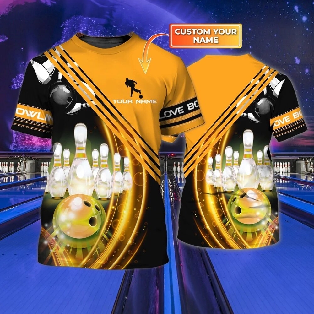 Bowling Personalized Men's T-S - مراجعة Summer Clothing Names وسعره