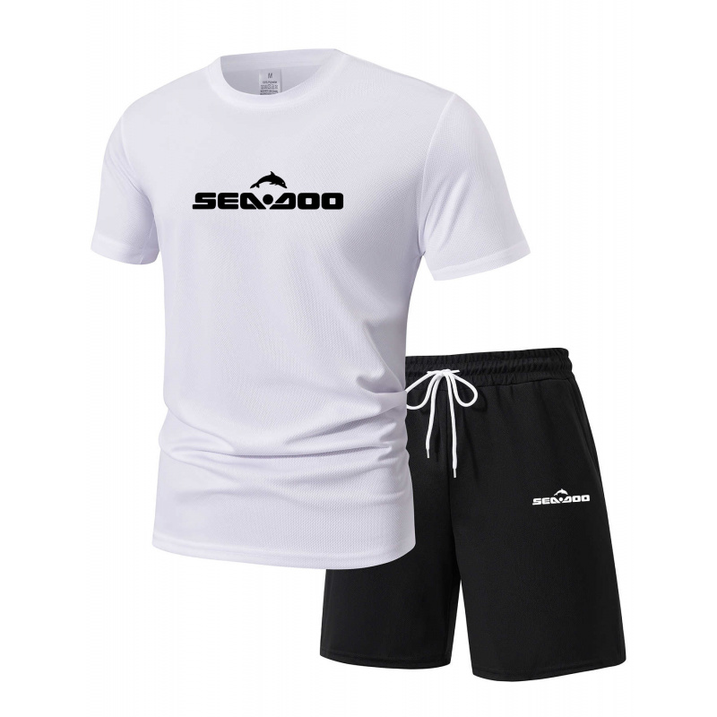 Sea Doo Seadoo Moto Printed Me - مراجعة Summer Clothing For Young Men وسعره