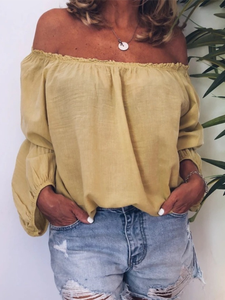 New Chic Women's Off-the-shoul - مراجعة Off Shoulder Blouse وسعره