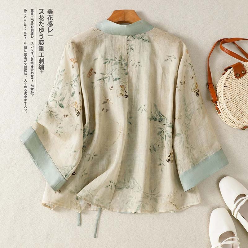 Vintage Floral Printed Short K - مراجعة Summer Clothing Wraps وسعره