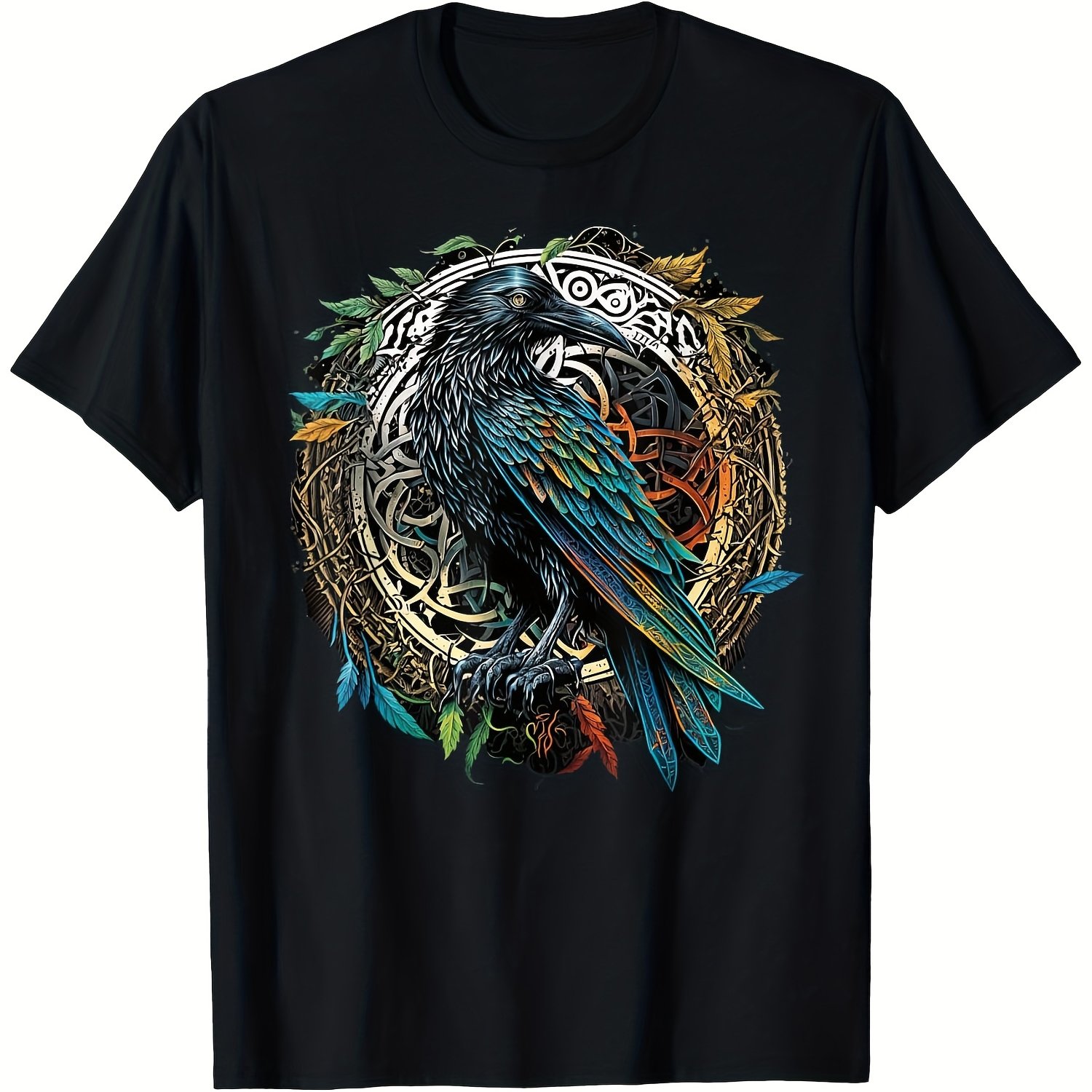 Women's Viking Raven Pattern T - مراجعة Summer Viking Clothing وسعره