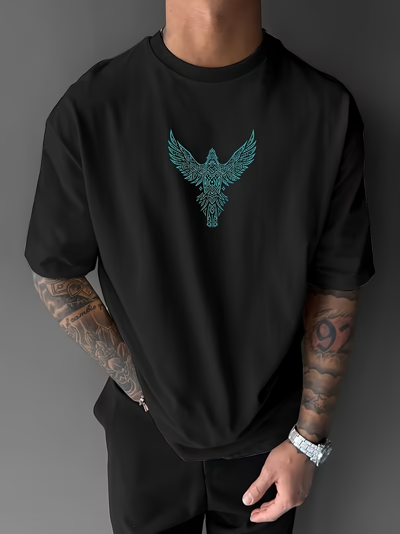 Men's 100% Cotton Short Sleeve - مراجعة Summer Viking Clothing وسعره