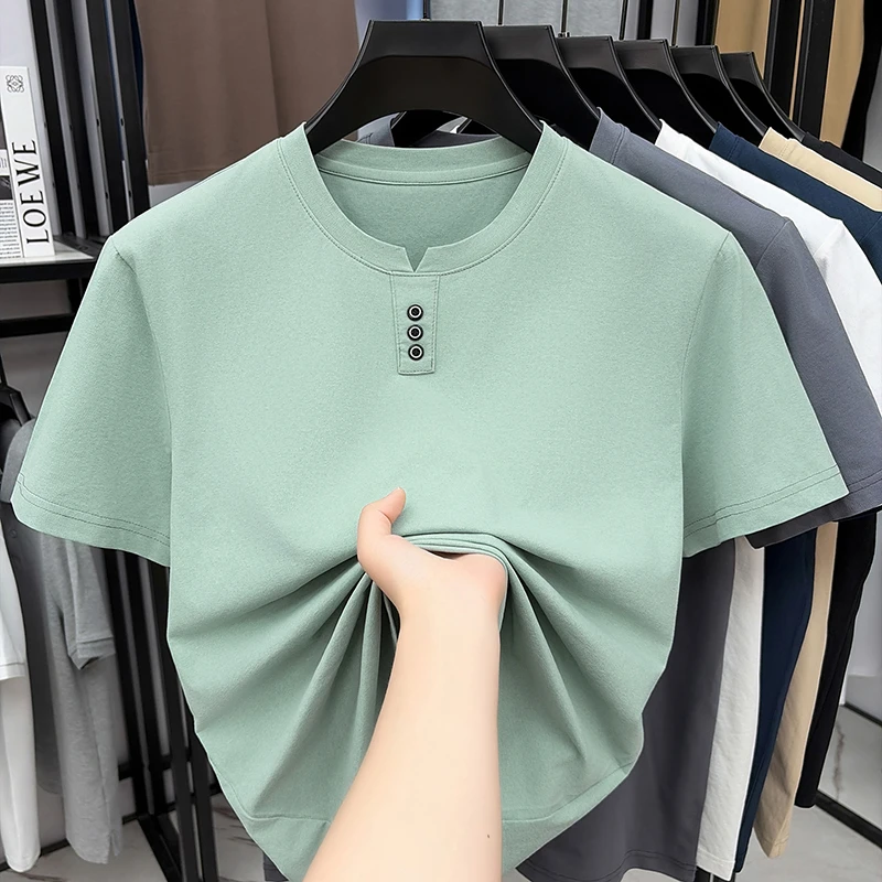 Mens Casual Henley Neck T Shir - مراجعة Summer Clothing For Young Men وسعره