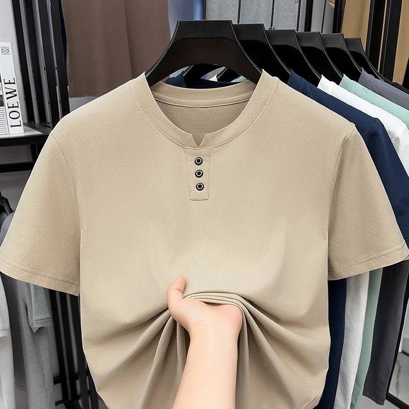 Mens Casual Henley Neck T Shir - مراجعة Summer Clothing For Young Men وسعره