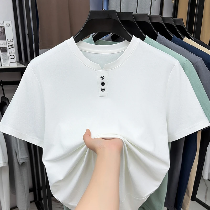 Mens Casual Henley Neck T Shir - مراجعة Summer Clothing For Young Men وسعره