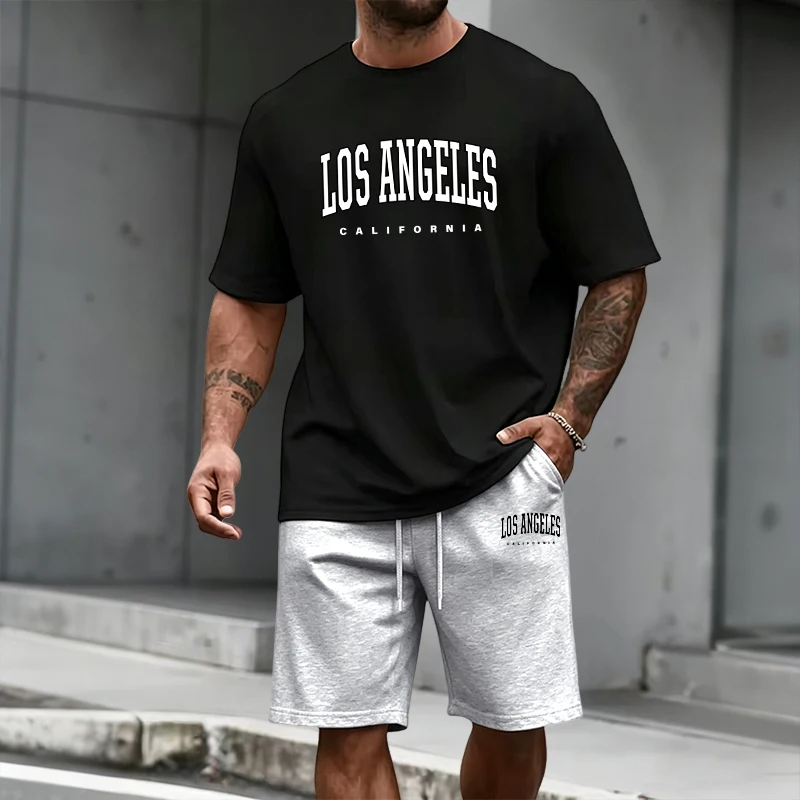 Men's Tracksuit Short Sleeve T - مراجعة Summer Clothing For Young Men وسعره
