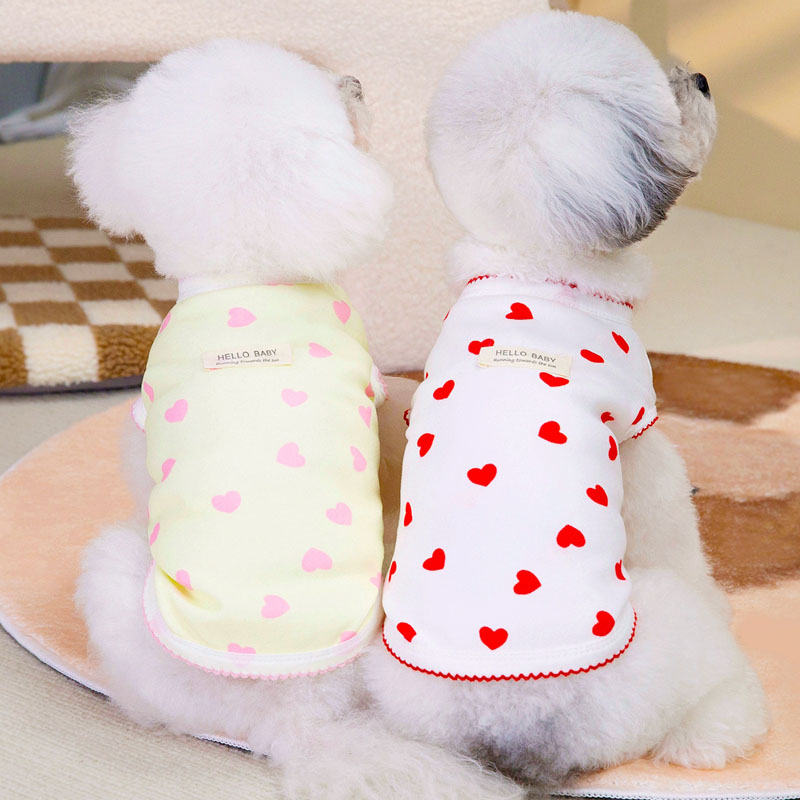 Yellow Red Dog Clothes Short S - مراجعة Xl Summer Clothing وسعره