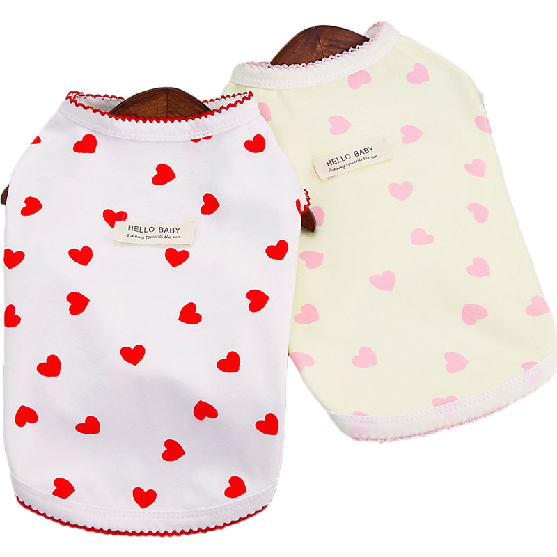 Yellow Red Dog Clothes Short S - مراجعة Xl Summer Clothing وسعره