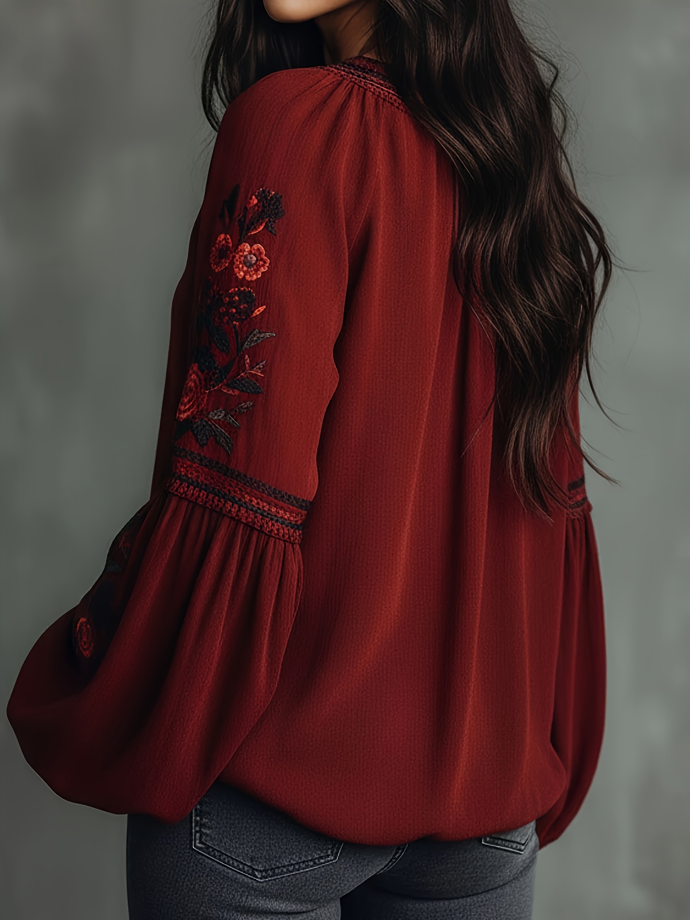 Women‘s Spring Blouse Retro Em - مراجعة Off Shoulder Blouse وسعره