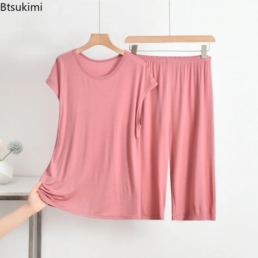 2026 Women's Summer Modal 2PCS - مراجعة Xl Summer Clothing وسعره
