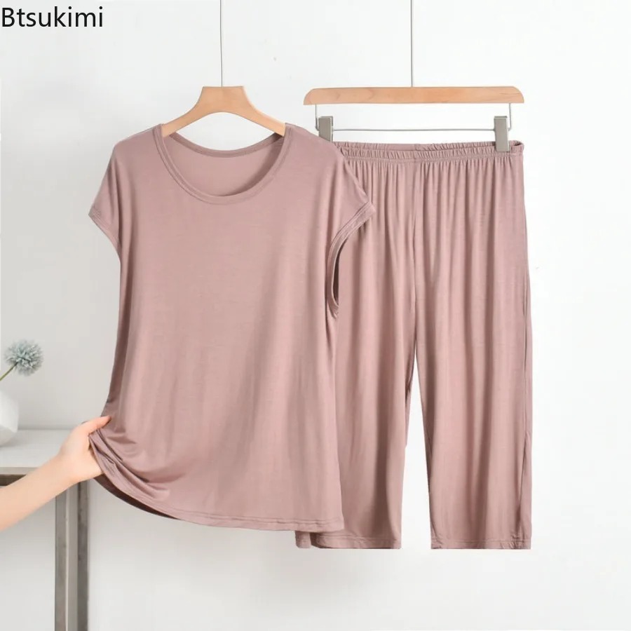 2026 Women's Summer Modal 2PCS - مراجعة Xl Summer Clothing وسعره