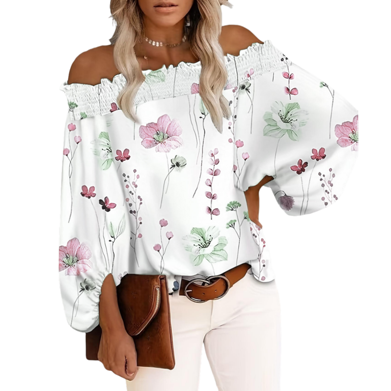 Plus Size New Women's Casual F - مراجعة Off Shoulder Blouse وسعره
