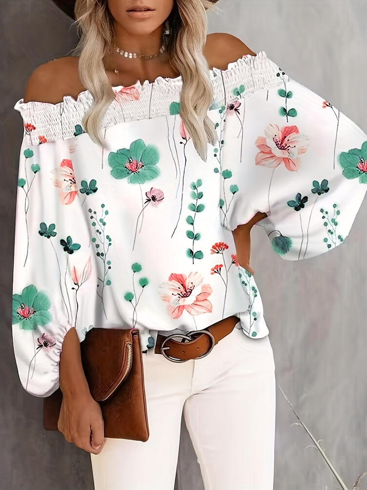 Plus Size New Women's Casual F - مراجعة Off Shoulder Blouse وسعره