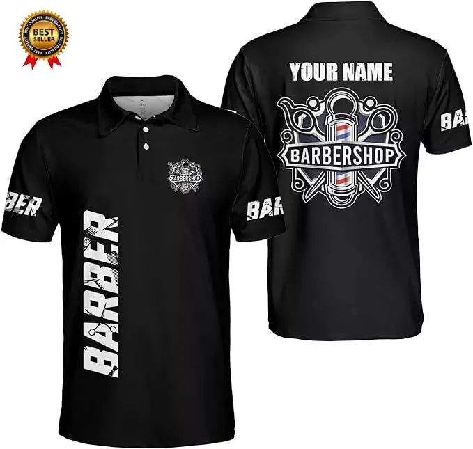 2025 Barber Short Sleeve Polo  - مراجعة Summer Clothing Names وسعره