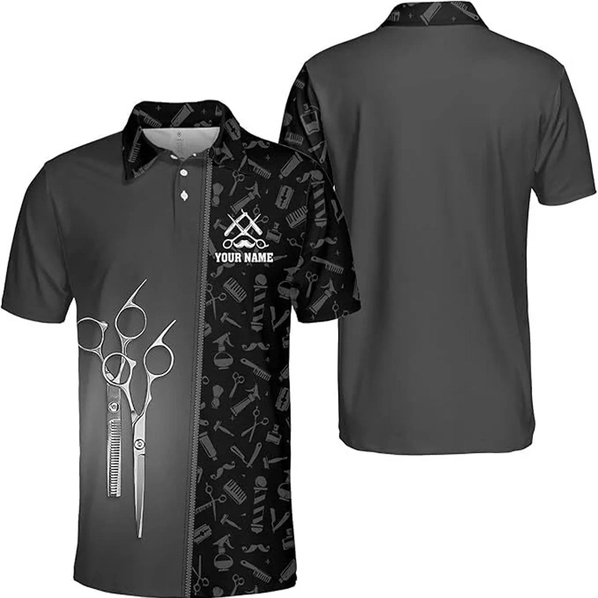 2025 Barber Short Sleeve Polo  - مراجعة Summer Clothing Names وسعره