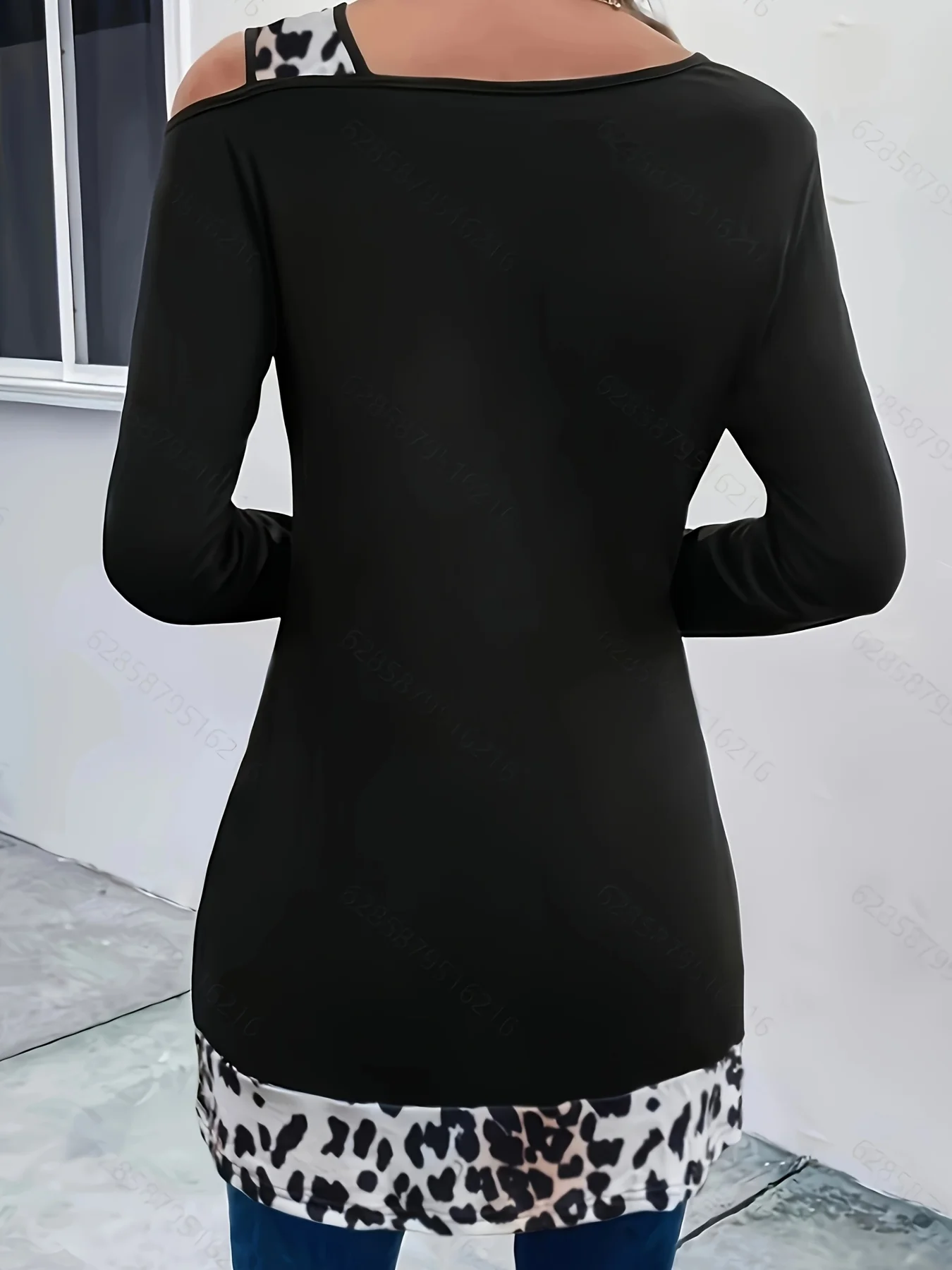 Plus Size 1XL-5XL Women's Fash - مراجعة Off Shoulder Blouse وسعره