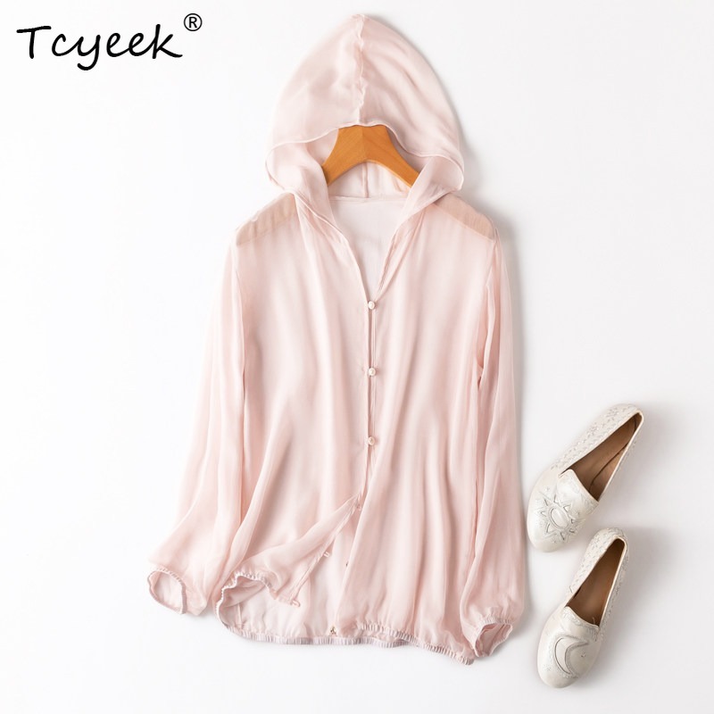 Tcyeek 100% Real Mulberry Silk - مراجعة Summer Clothing Tops وسعره
