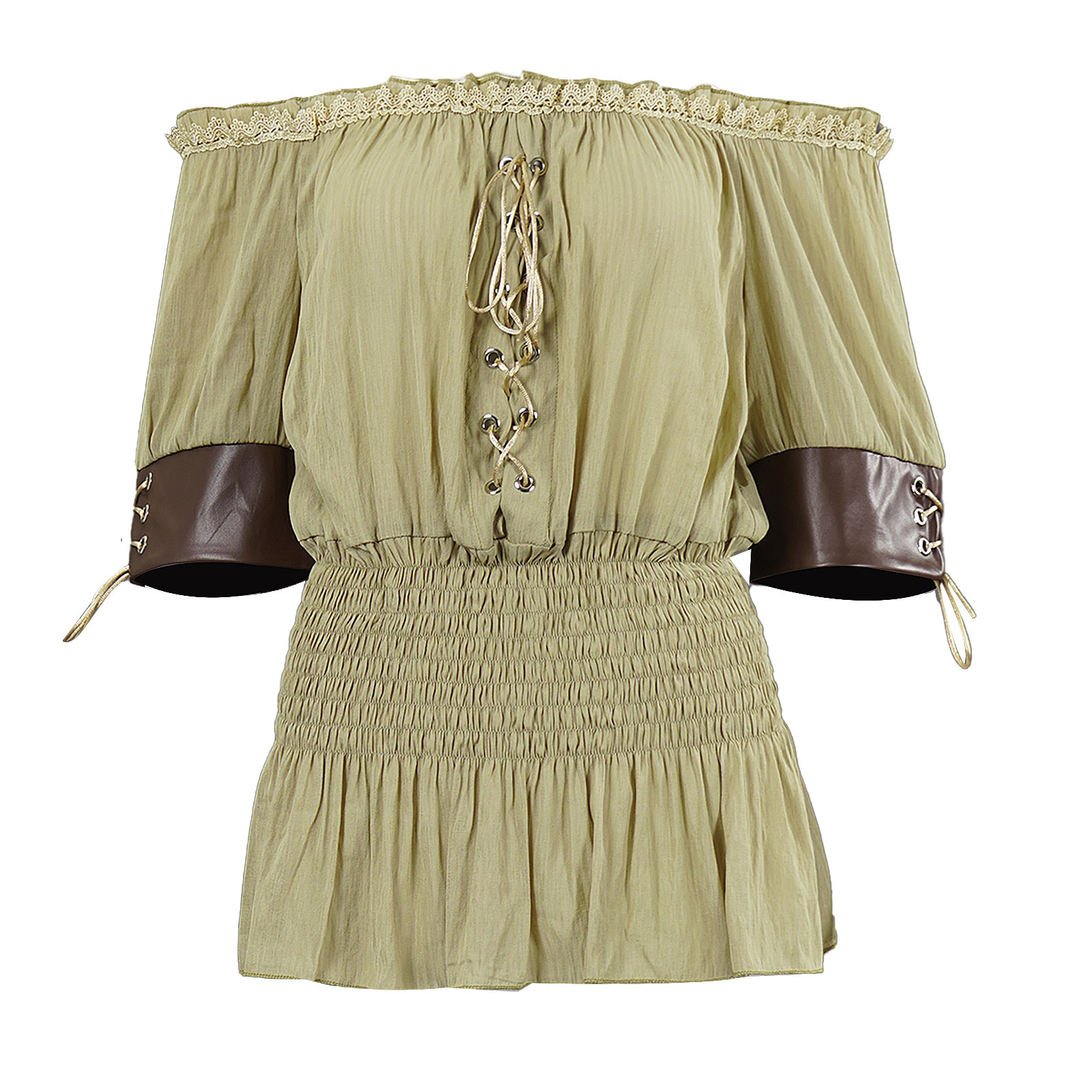 Women's Renaissance Pirate Blo - مراجعة Off Shoulder Blouse وسعره