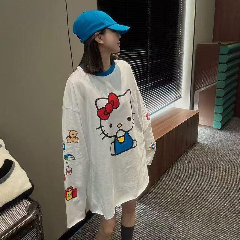 Long-Sleeved Hello Kitty Summe - مراجعة Summer Clothing Tops وسعره