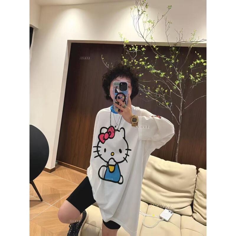Long-Sleeved Hello Kitty Summe - مراجعة Summer Clothing Tops وسعره