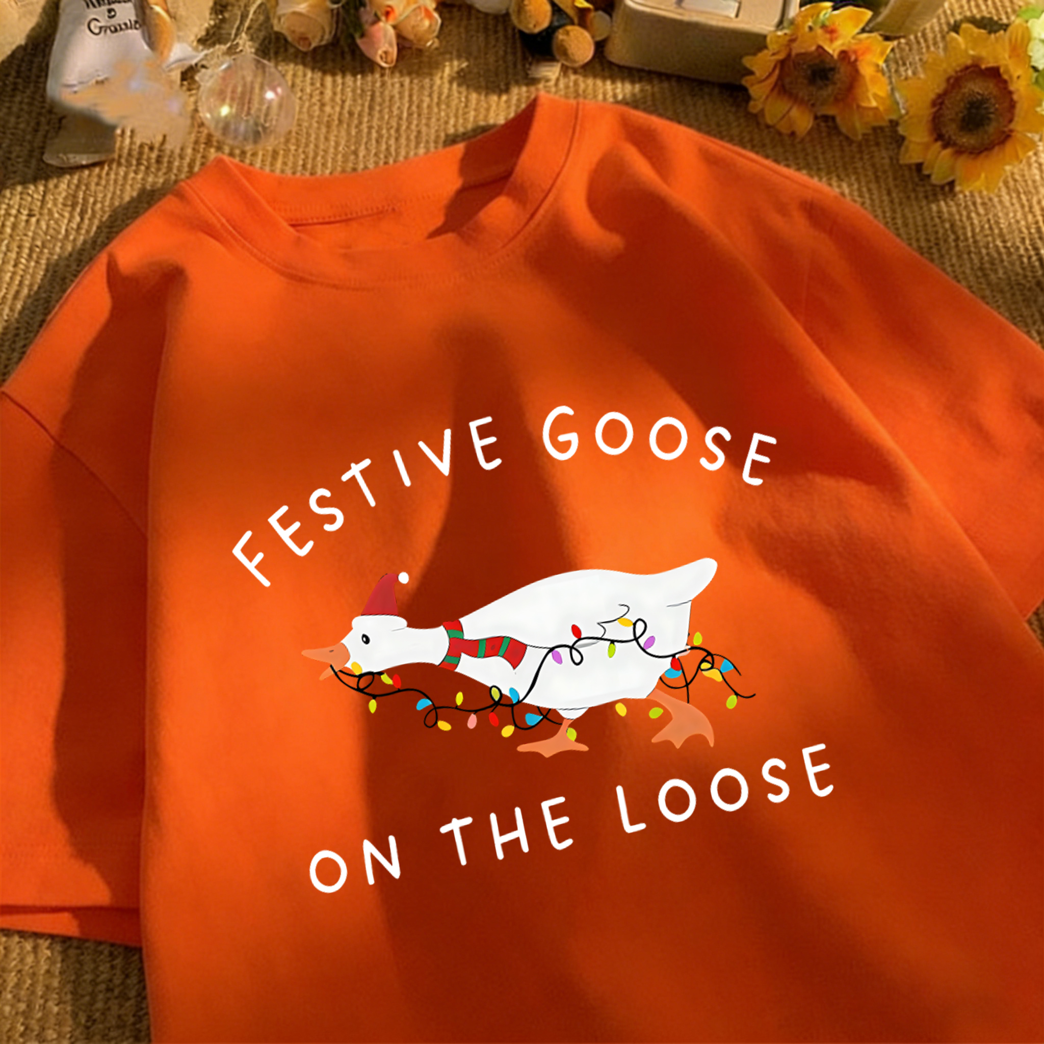Festive Goose On The Loose Des - مراجعة Japan Summer Festival Clothing وسعره