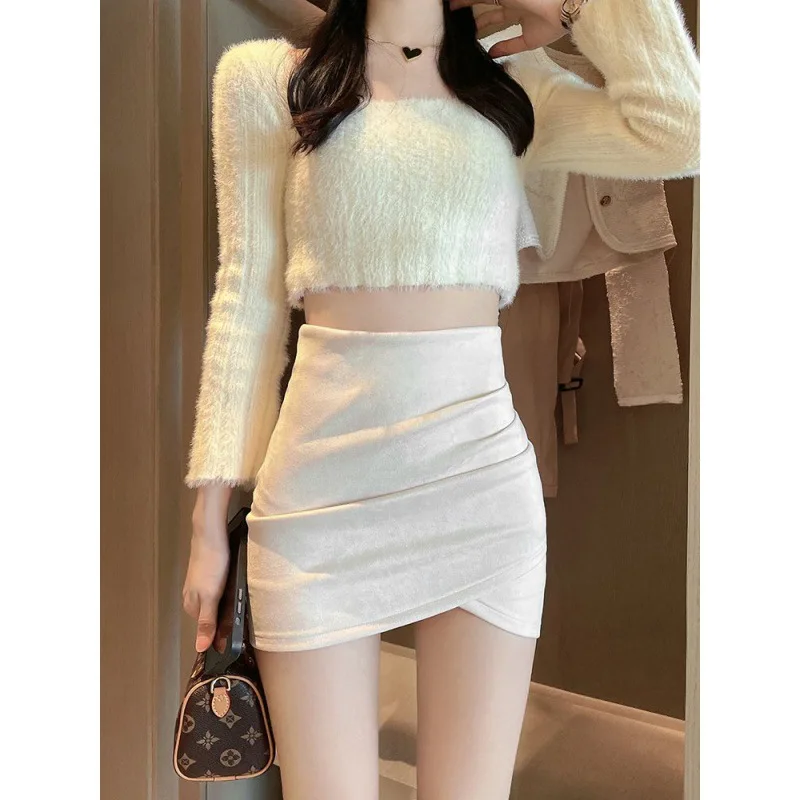 Korean Fashion Mini Skirt Soli - مراجعة Summer Clothing Wraps وسعره