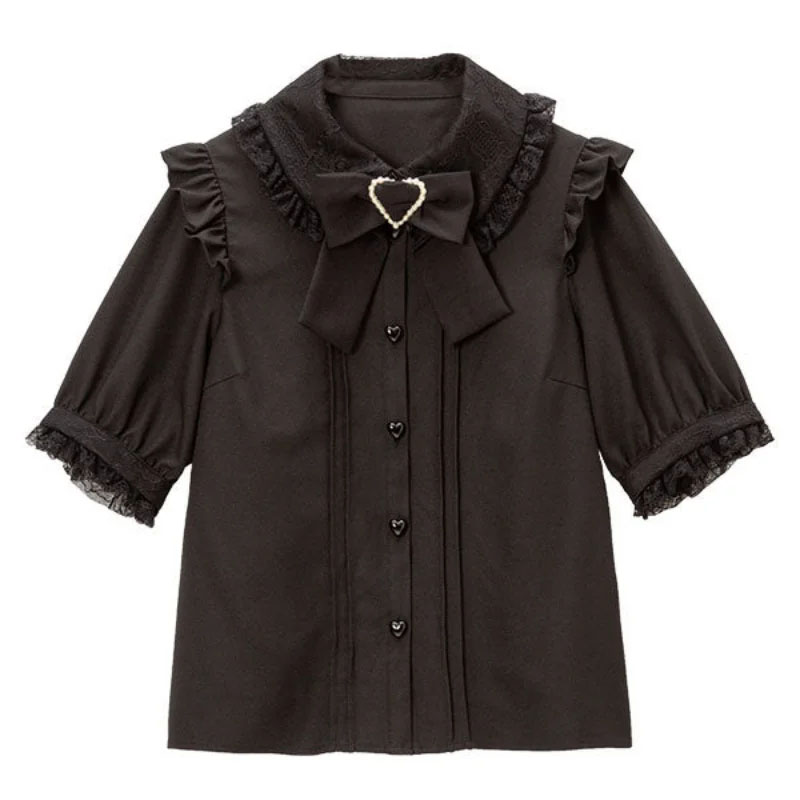 Kawaii Women Shirts Lolita Y2K - مراجعة Xl Summer Clothing وسعره