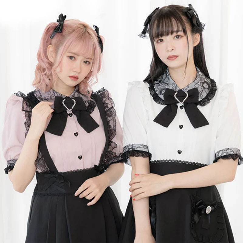 Kawaii Women Shirts Lolita Y2K - مراجعة Xl Summer Clothing وسعره