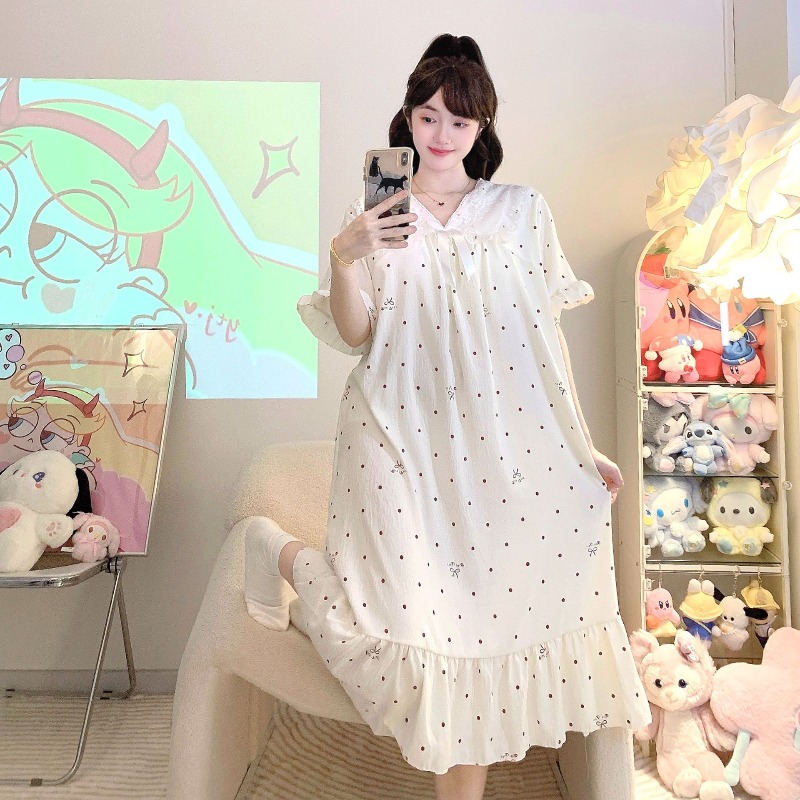 Plus Size Women's Cloud Cotton - مراجعة Summer Clothing Elegant وسعره