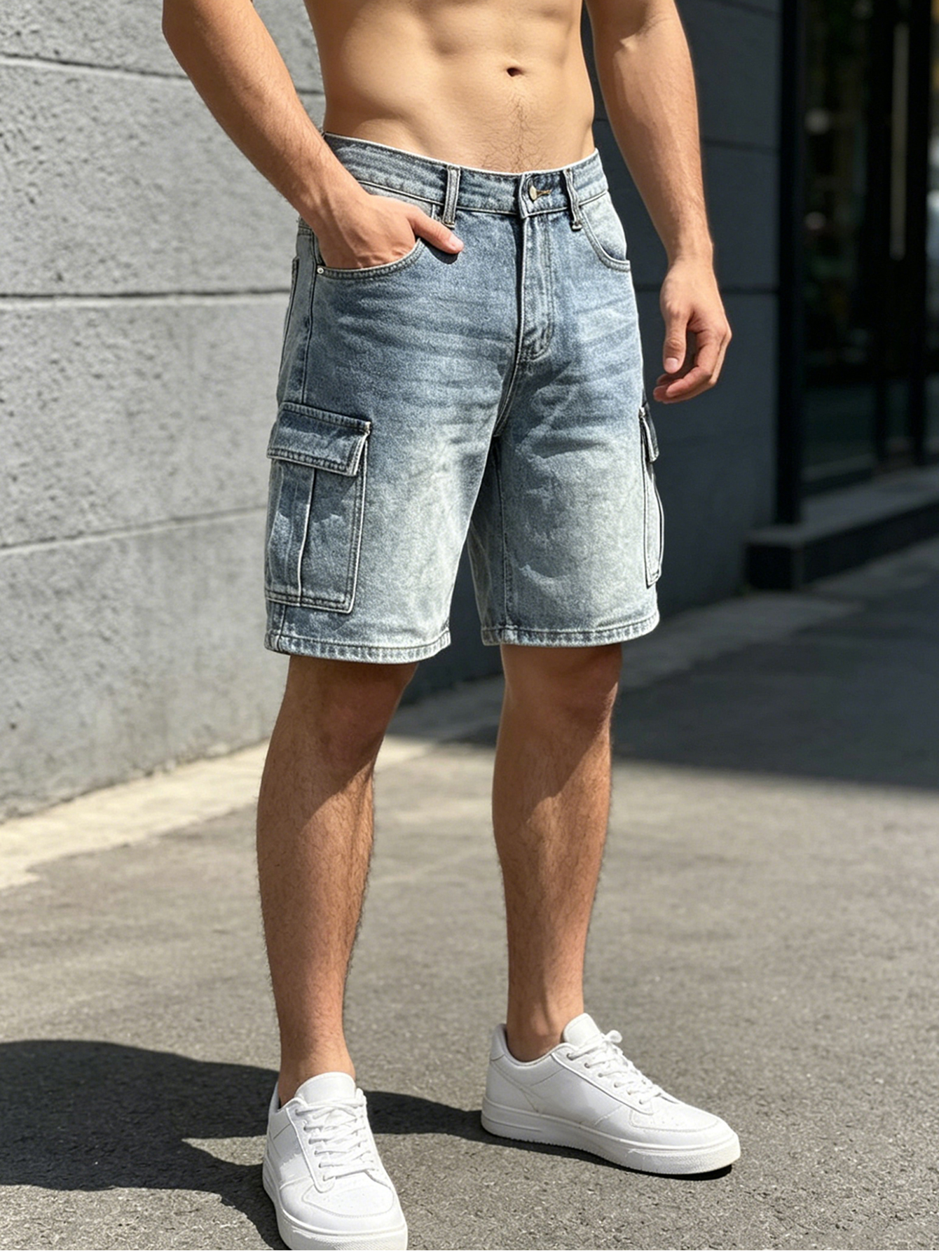 Men workwear Jeans Denim Pants - مراجعة Summer Light Clothing وسعره