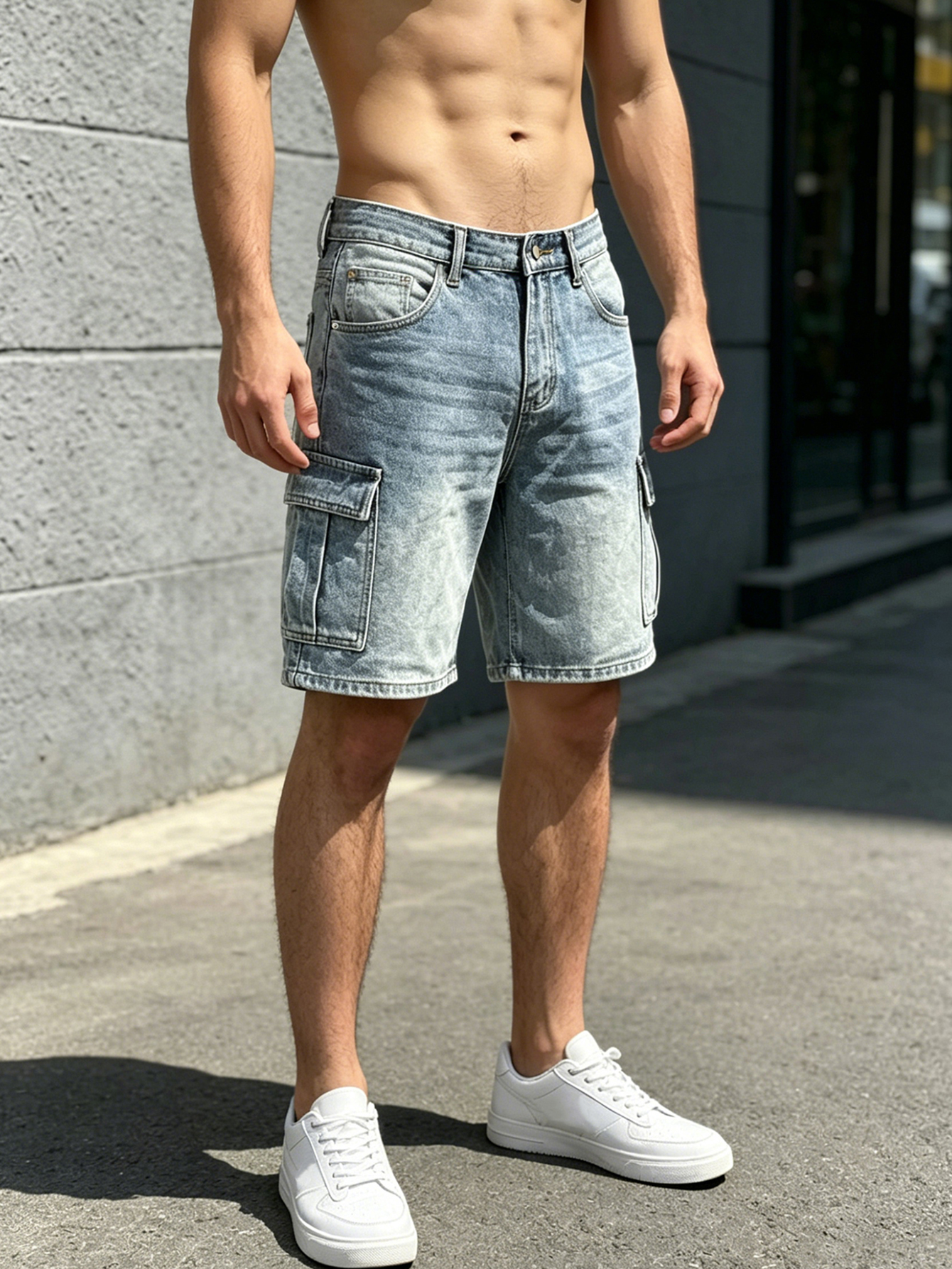 Men workwear Jeans Denim Pants - مراجعة Summer Light Clothing وسعره