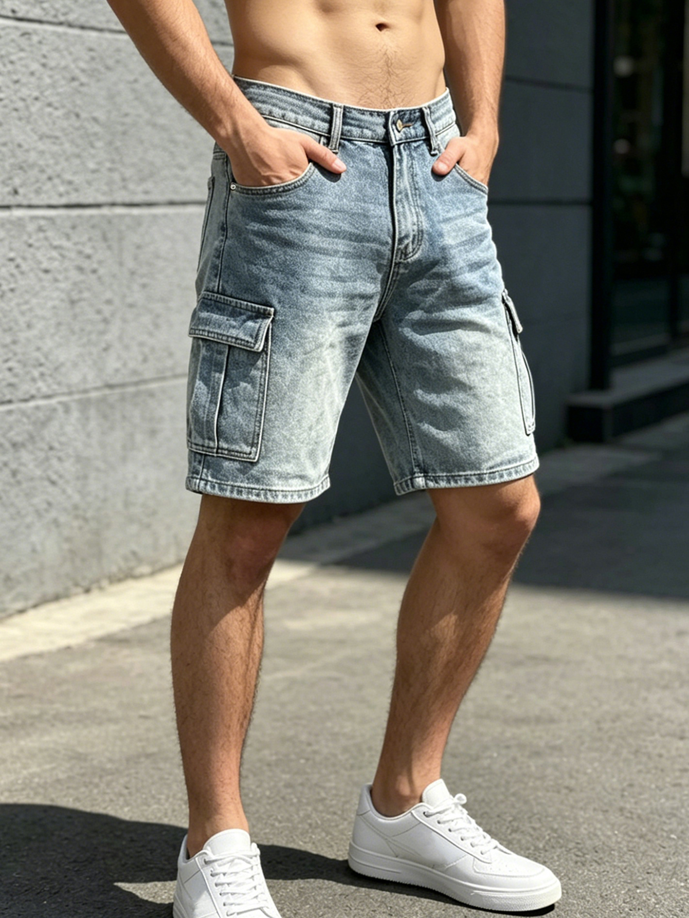 Men workwear Jeans Denim Pants - مراجعة Summer Light Clothing وسعره