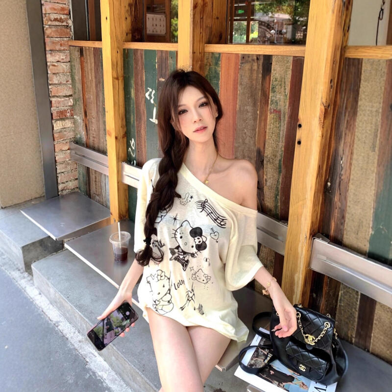 Sun Protection Blouse Hello Ki - مراجعة Off Shoulder Blouse وسعره