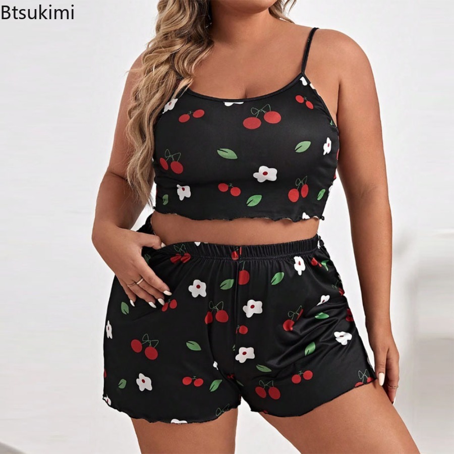 2026 Summer Women's Heart Prin - مراجعة Xl Summer Clothing وسعره