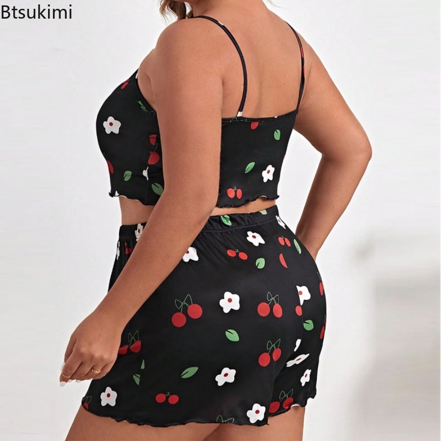 2026 Summer Women's Heart Prin - مراجعة Xl Summer Clothing وسعره