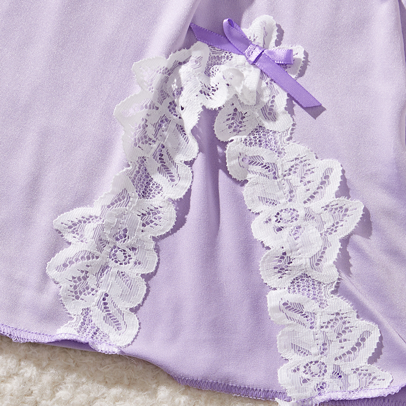 Light Purple Deep V Women Nigh - مراجعة Summer Light Clothing وسعره