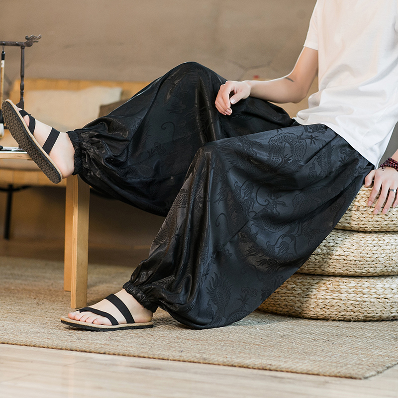 Men Harun Pants Summer Ice Sil - مراجعة Summer Light Clothing وسعره