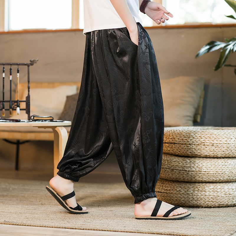 Men Harun Pants Summer Ice Sil - مراجعة Summer Light Clothing وسعره