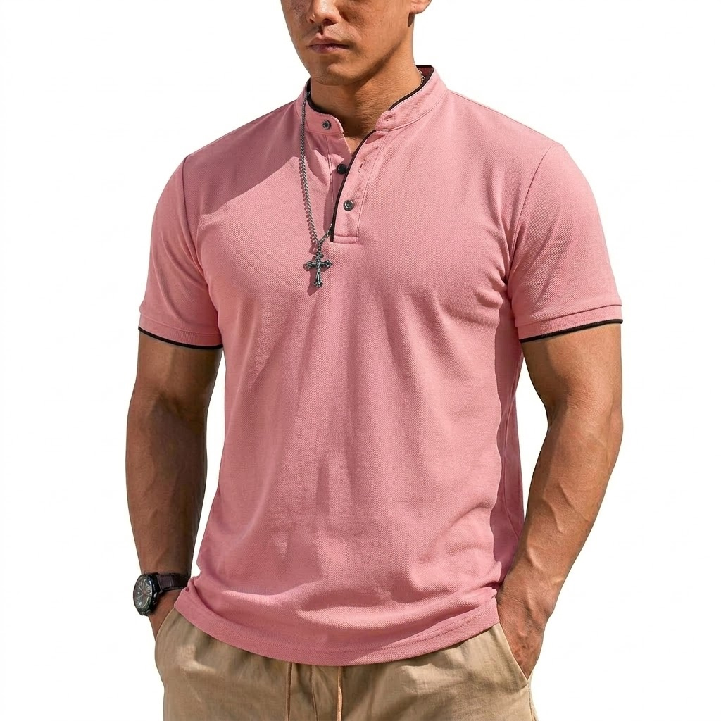 Summer Short Sleeve Henley Shi - مراجعة Summer Clothing For Young Men وسعره